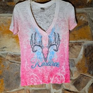 Realtree Bullhead pink T-shirt